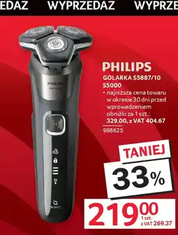 Selgros Philips Golarka S5887/10 S5000 oferta