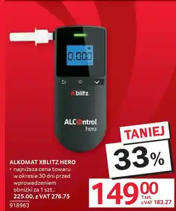 Selgros Xblitz Alkomat Hero oferta
