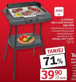 Selgros Clatronic Grill elektryczny bqs 3508 oferta