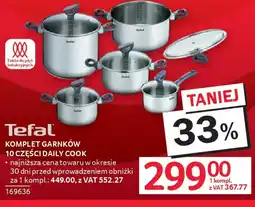 Selgros Tefal Komplet garnków 10 części Daily Cook oferta
