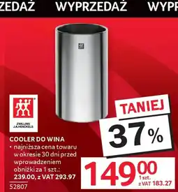 Selgros Zwilling j.a.henckels Cooler do wina oferta
