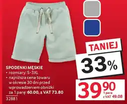 Selgros Spodenki męskie oferta