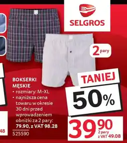 Selgros Selgros Bokserki męskie oferta