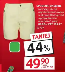 Selgros Spodenki damskie oferta