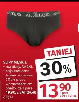 Selgros Kappa Slipy męskie oferta