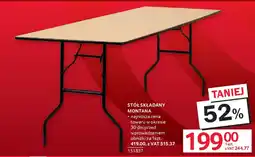 Selgros Stół składany Montana oferta