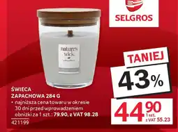 Selgros Natures wick Świeca zapachowa oferta
