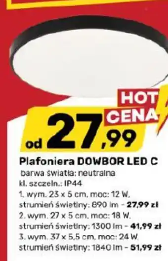 Plafoniera dowbor LED C