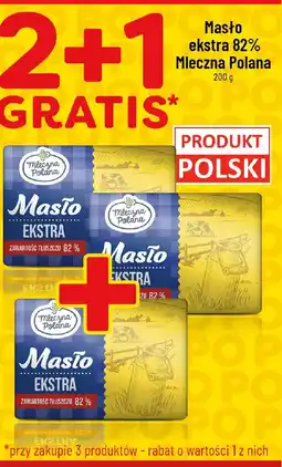 Polomarket Mleczna Polana Masło ekstra 82% oferta