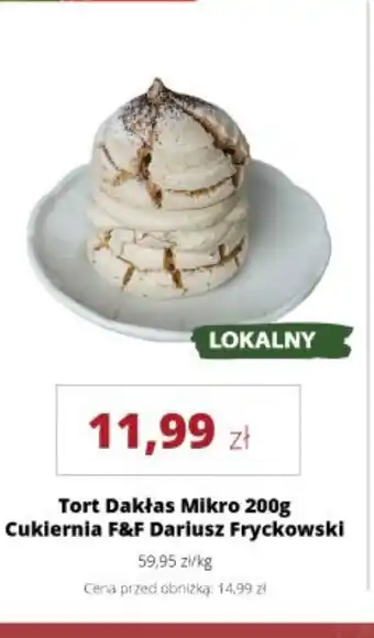 Cukiernia F&F Dariusz Fryckowski Tort Dakłas Mikro