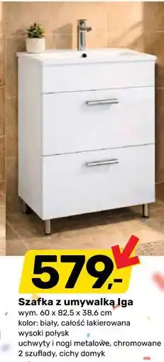 Bricomarche Szafka z umywalką Iga oferta