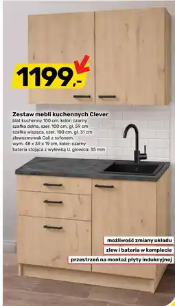 Bricomarche Zestaw mebli kuchennych Clever oferta
