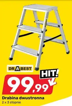 Bricomarche Drabina dwustronna DRABEST 2 x 3 stopnie oferta