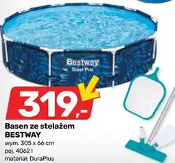 Bricomarche Basen ze stelażem BESTWAY oferta