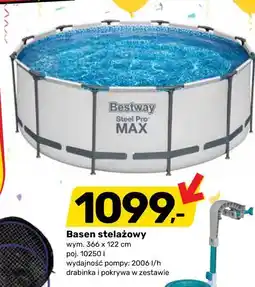 Bricomarche Basen stelażowy Bestway Steel Pro MAX oferta