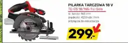 Bricomarche PILARKA TARCZOWA 18 V TE-CS 18/165-1 Li Solo oferta
