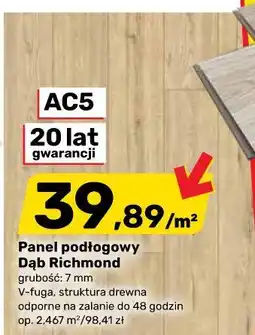 Bricomarche Panel podłogowy Dąb Richmond oferta