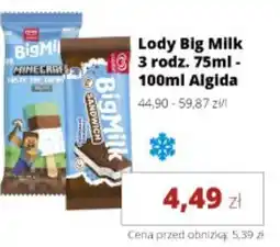 Torimpex Algida Lody Big Milk oferta