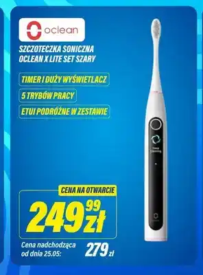 Szczoteczka soniczna Oclean X Lite Set szary
