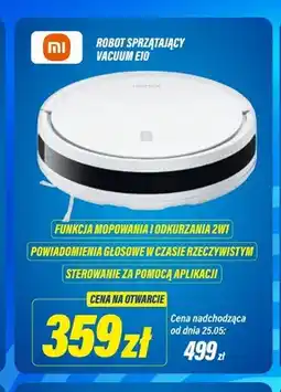 RTV EURO AGD Robot sprzątający Xiaomi Vacuum E10 oferta