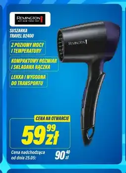 RTV EURO AGD Suszarka Remington Travel D2400 oferta
