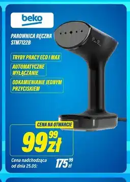 RTV EURO AGD Parownica ręczna Beko STM7122B oferta