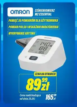 RTV EURO AGD Ciśnieniomierz Omron M2 Essential oferta