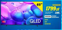 RTV EURO AGD Telewizor SAMSUNG QE65Q6FAAUXXH 65 QLED 4K UHD System Tizen oferta