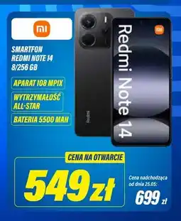 RTV EURO AGD Smartfon Xiaomi Redmi Note 14 8/256 GB oferta