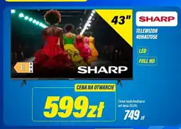 RTV EURO AGD Telewizor SHARP 40HA1705E 43 LED FULL HD oferta