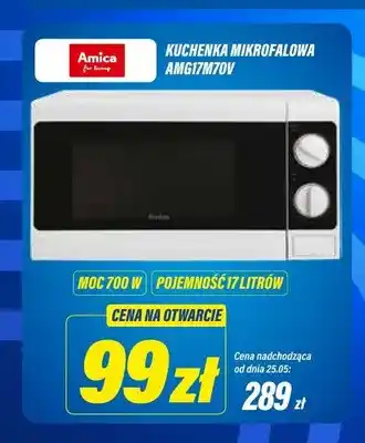RTV EURO AGD Kuchenka mikrofalowa Amica AMG17M70V oferta