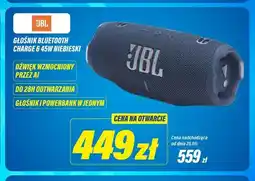 RTV EURO AGD Głośnik Bluetooth JBL Charge 6 45W Niebieski oferta