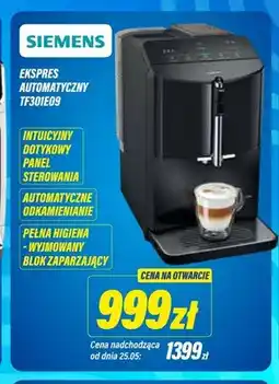 RTV EURO AGD Ekspres automatyczny SIEMENS TF301E09 oferta