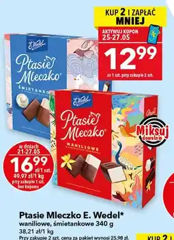 Lewiatan Ptasie Mleczko E.Wedel waniliowe oferta