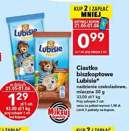 Lewiatan Ciastko biszkoptowe Lubisie mleczne oferta