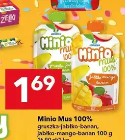 Lewiatan Mus 100% gruszka-jabłko-banan Minio oferta