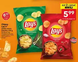 Lewiatan Chipsy Lay's green onion oferta