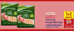ALDI Parówki 100% mięsa z szynki wieprzowej Dolina Dobra oferta