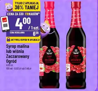 Polomarket Syrop malina lub wiśnia Zaczarowany Ogród oferta