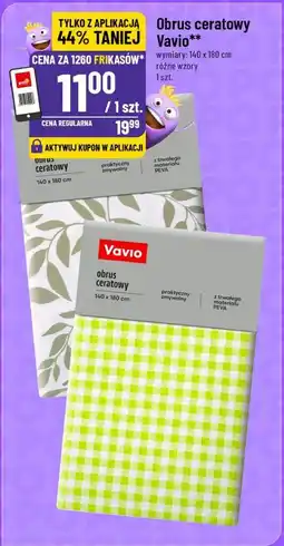 Polomarket Obrus ceratowy Vavio** wymiary: 140 x 180 cm, różne wzory, 1 szt oferta