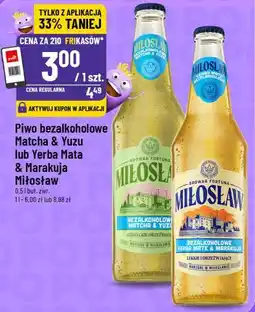 Polomarket Piwo bezalkoholowe Matcha & Yuzu lub Yerba Mata & Marakuja Miłosław oferta