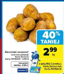Carrefour Ziemniaki wczesne oferta