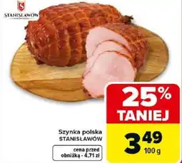 Carrefour Stanisławów Szynka polska oferta