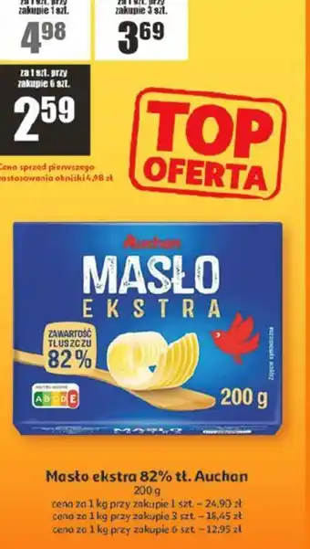 Auchan Masło ekstra 82% tł.