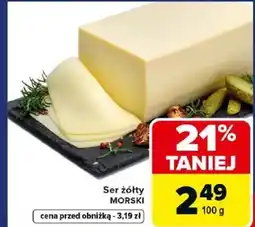 Carrefour Ser żółty Morski oferta