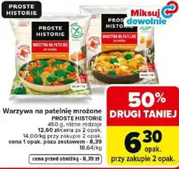 Carrefour Proste Historie Warzywa na patelnię mrożone oferta