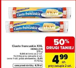 Carrefour Henglein Ciasto francuskie XXL oferta