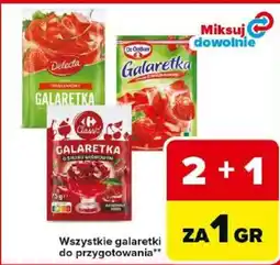 Carrefour Wszystkie galaretki do przygotowania oferta