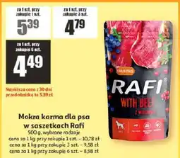 Auchan Rafi Mokra karma dla psa w saszetkach oferta