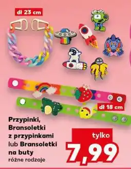 Kaufland Przypinki, Bransoletki z przypinkami lub Bransoletki na buty oferta